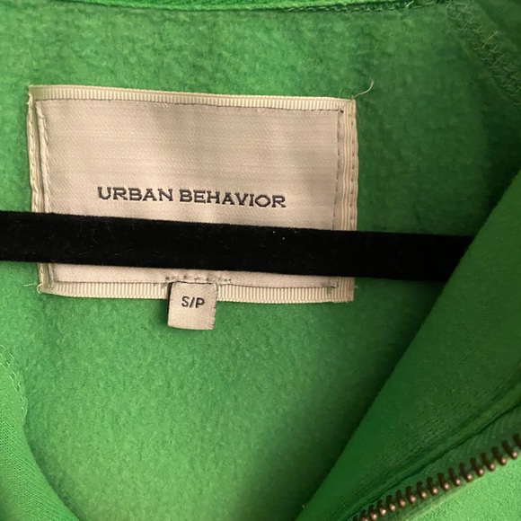 Green Urban Behaviour Zip Up Hoodie - Picture 3 of 7